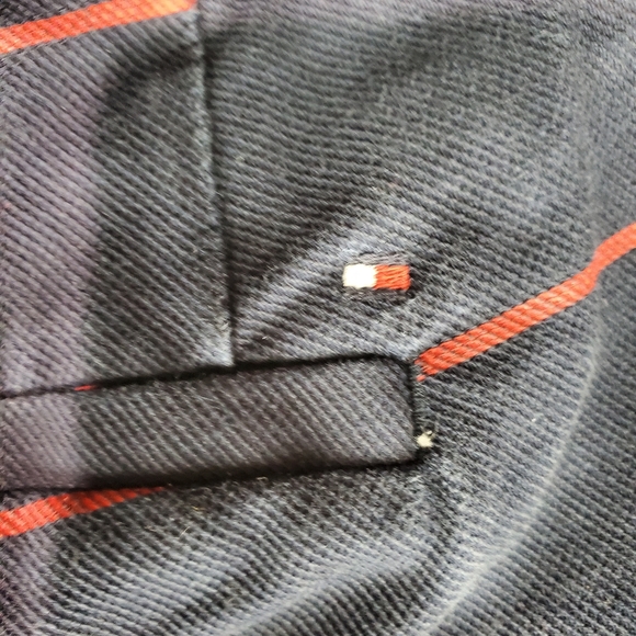 Tommy Hilfiger Red and Blue Striped Nautical Shorts Anchor Buttons Pockets Sz 00 - Picture 9 of 10